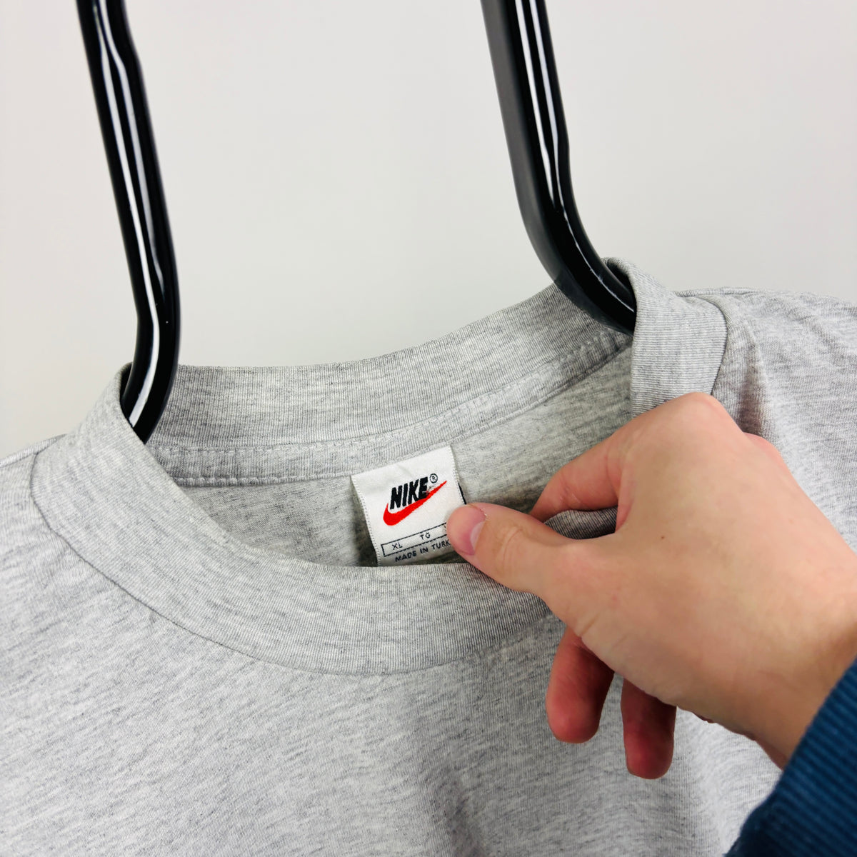 00s Nike Long Sleeve T-Shirt Grey XL