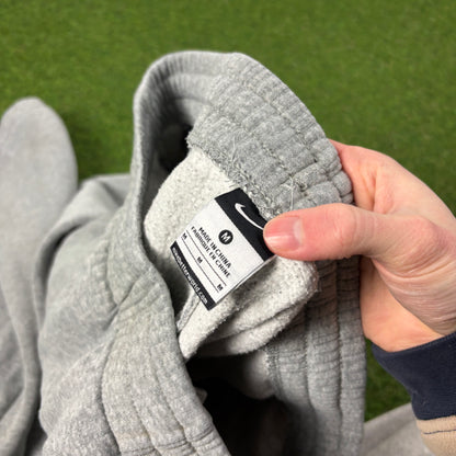 00s Nike Wide Leg Cotton Joggers Grey Medium