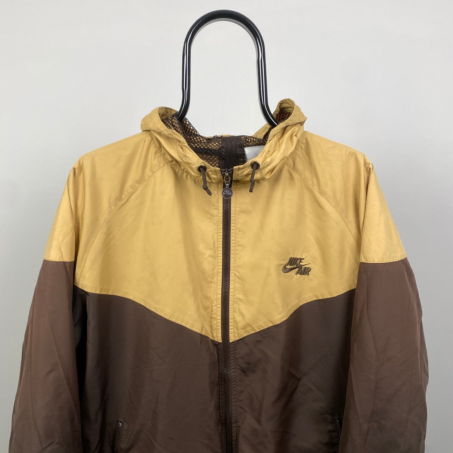 00s Nike Air Max Windbreaker Jacket Brown Large