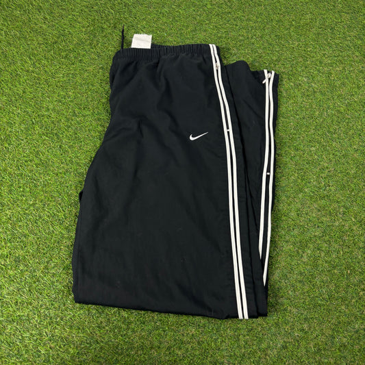 00s Nike Piping Joggers Black Large
