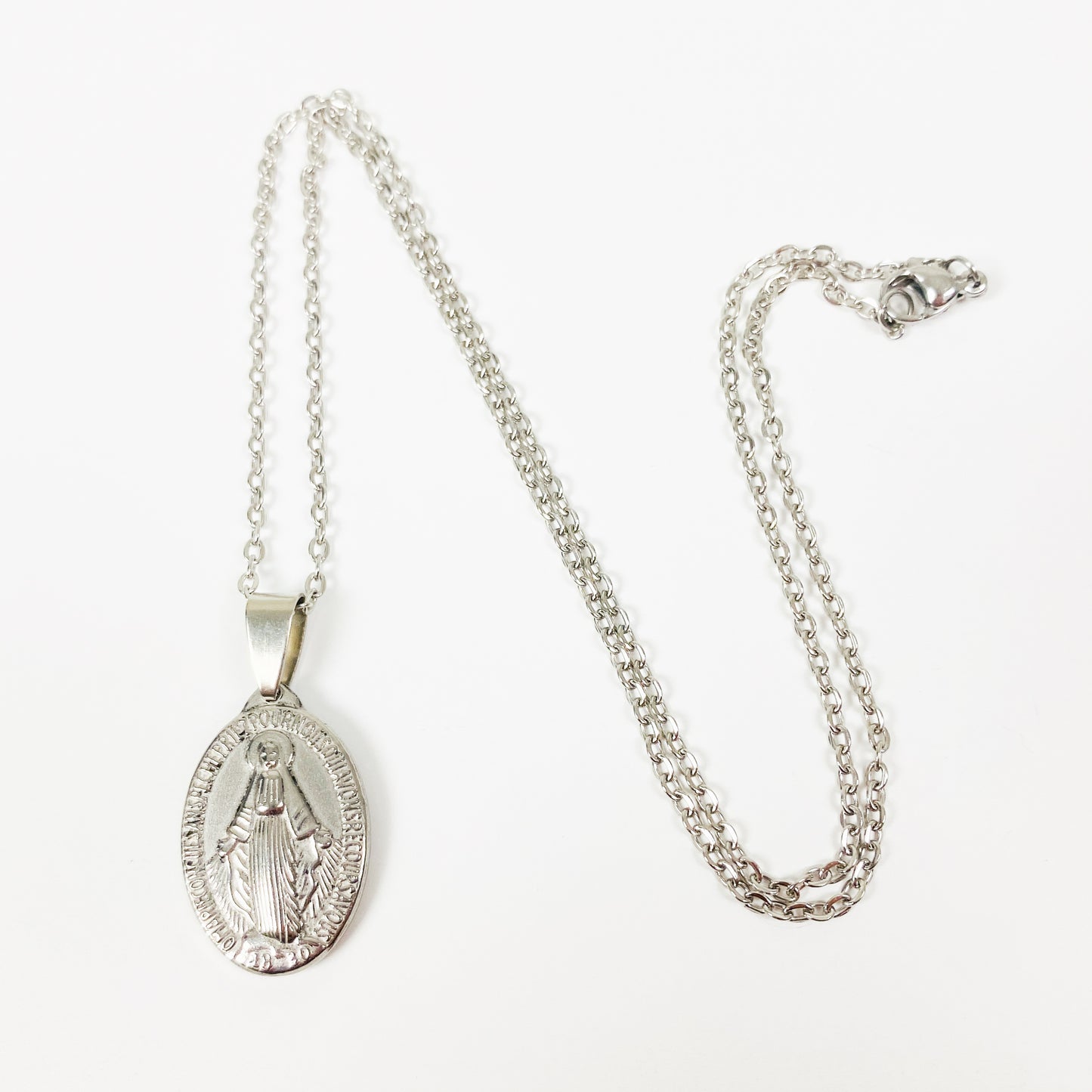 Jesus Piece Necklace .925 Silver