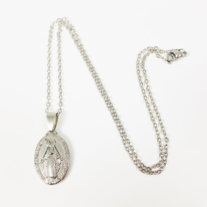 Jesus Piece Necklace .925 Silver