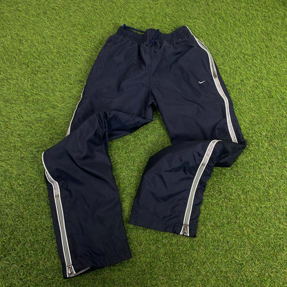 00s Nike Shox Piping Tracksuit Jacket + Joggers Set Blue XS