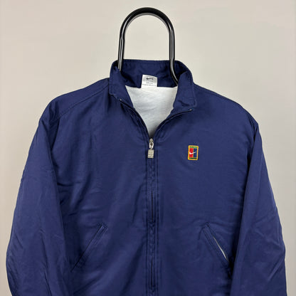 90s Nike Challenge Court Windbreaker Jacket Blue Women’s Small