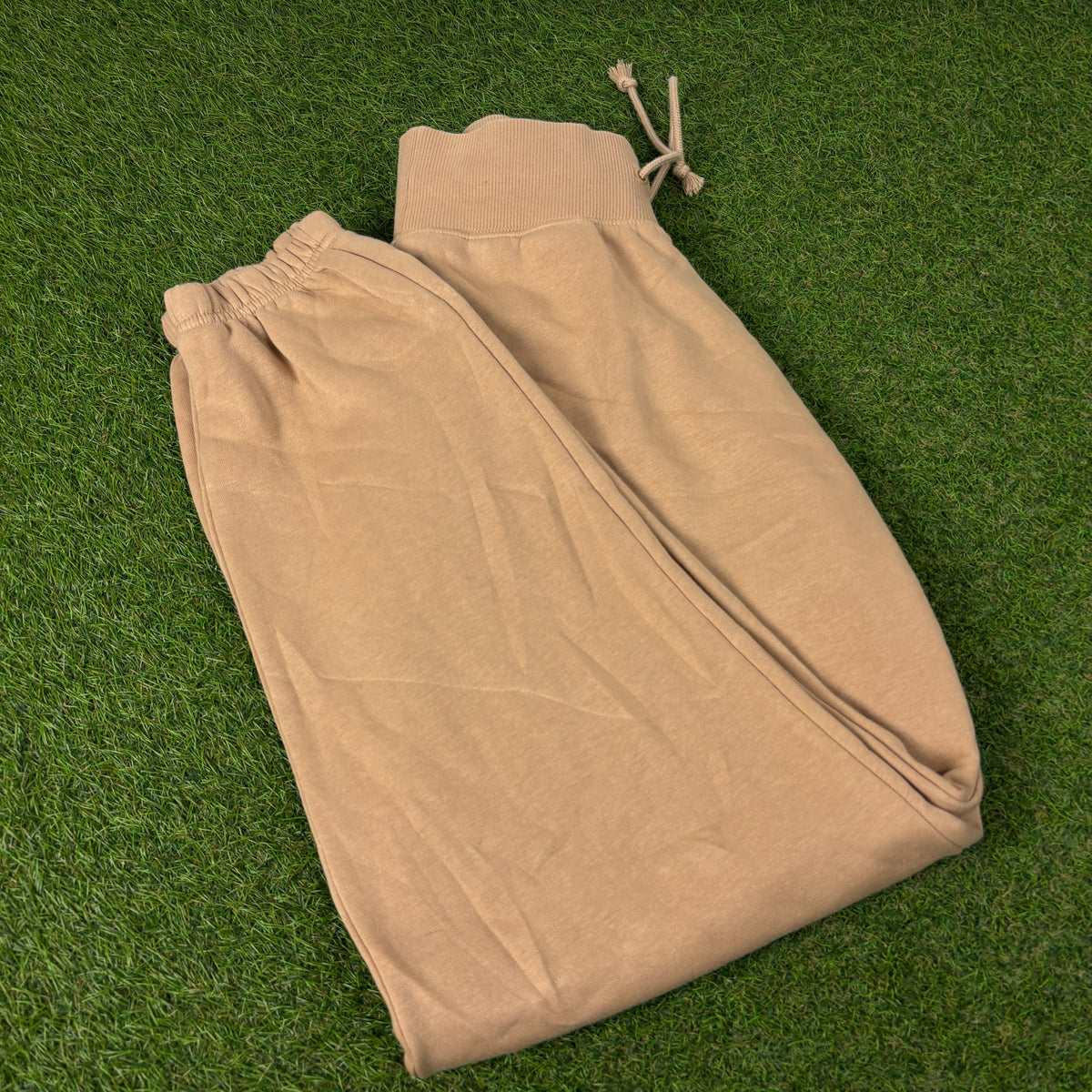 00s Nike Wide Leg Cotton Joggers Brown XS