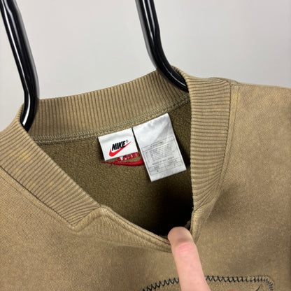 90s Nike Sweatshirt Brown Small