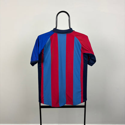 90s Nike Barcelona Football Shirt T-Shirt Red Small