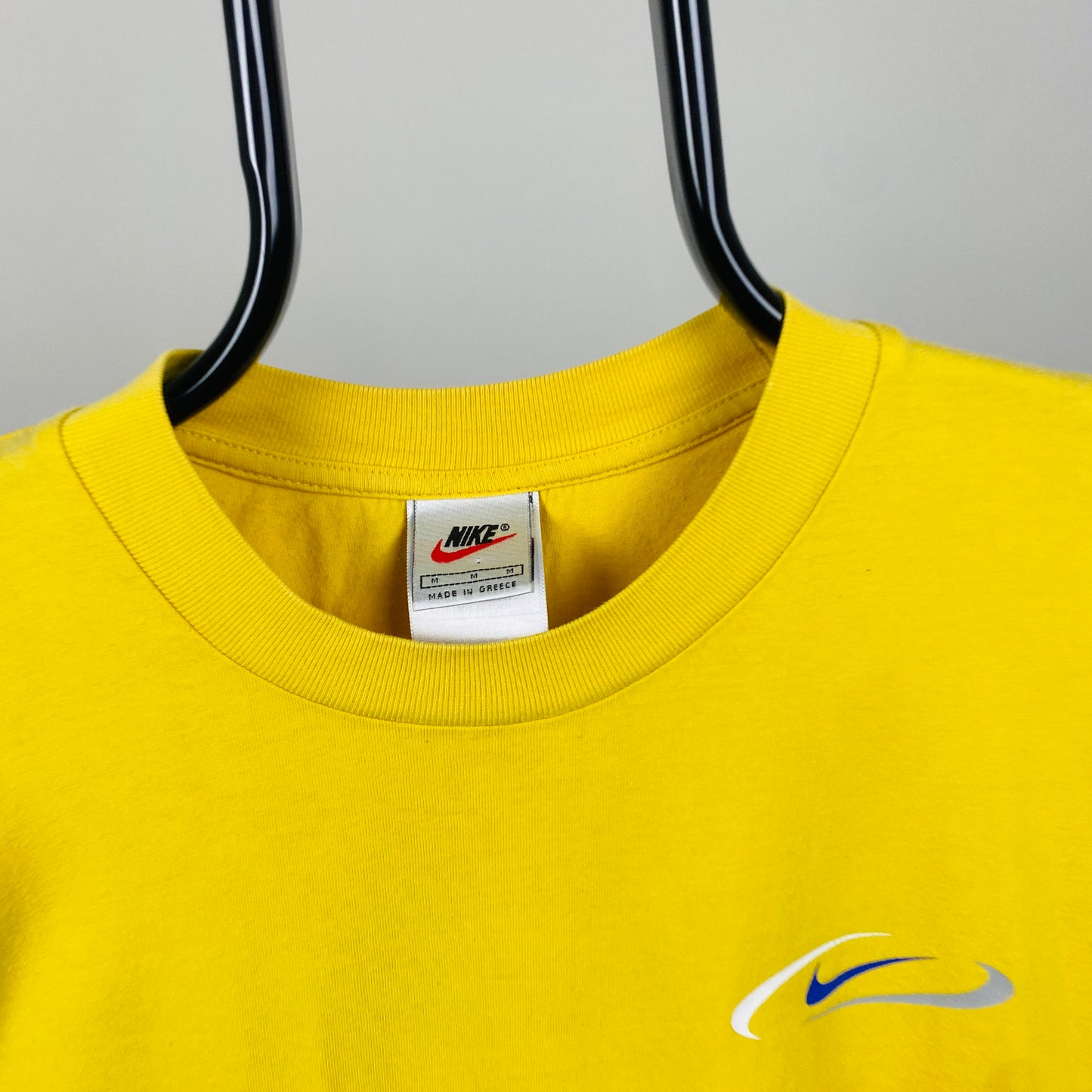 90s Nike T-Shirt Yellow Medium