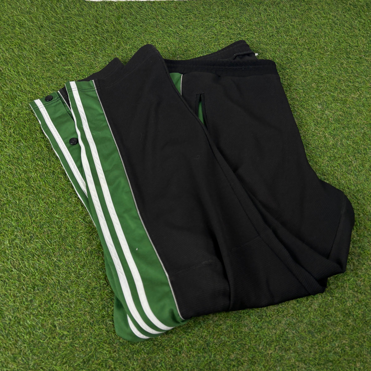 90s Adidas Popper Joggers Black XL