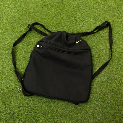 00s Nike Drawstring Bag Black