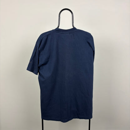 90s Nike Barcelona T-Shirt Blue Large