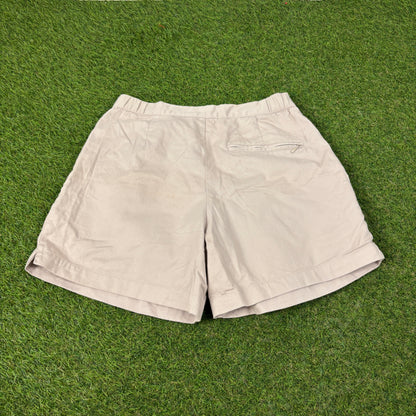90s Nike Challenge Court Pleated Shorts Brown Small