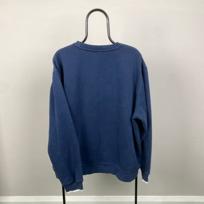 00s Nike Piping Sweatshirt Blue XXL
