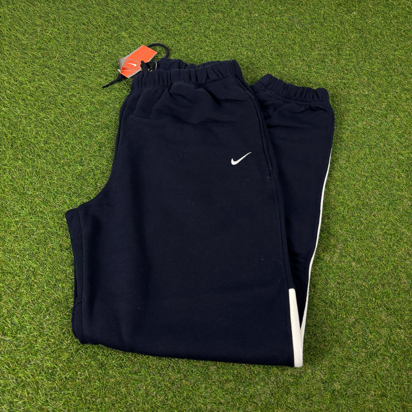 00s Nike Piping Cotton Joggers Blue XL