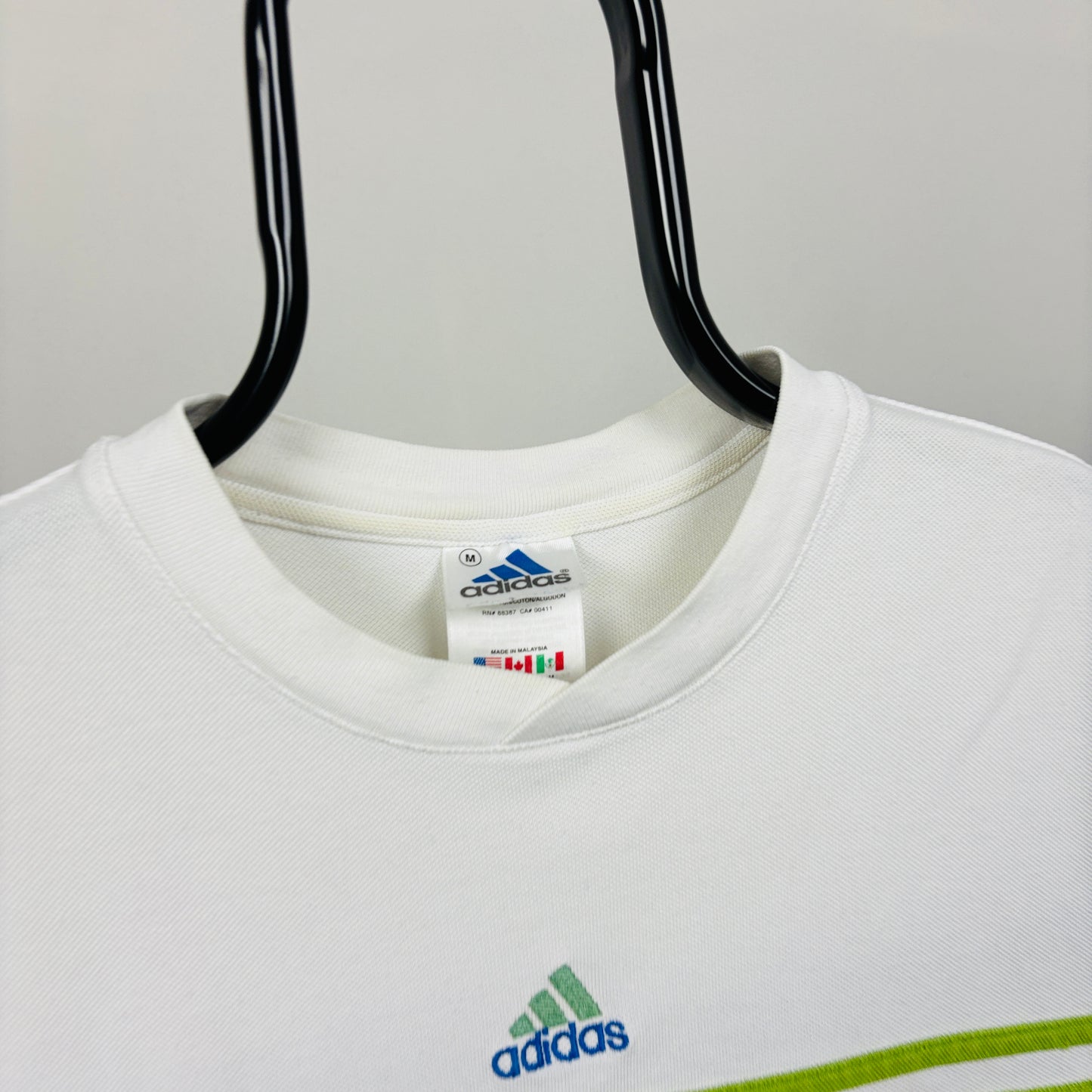 90s Adidas T-Shirt White Medium