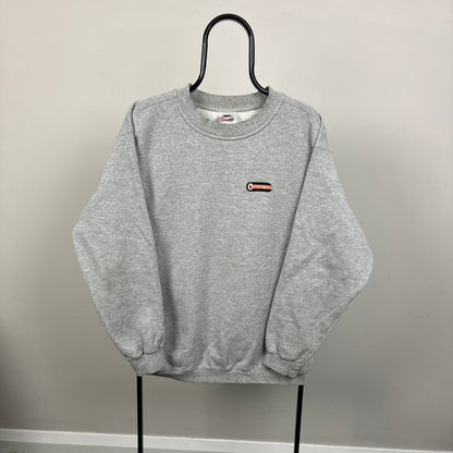 90s Nike Sweatshirt Grey Medium