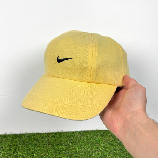 90s Nike Adjustable Strap Hat Yellow
