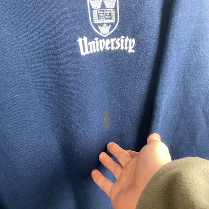 Retro Screen Stars Oxford University Sweatshirt Blue XL