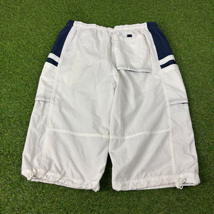 00s Nike Baggy Capri Shorts White XL