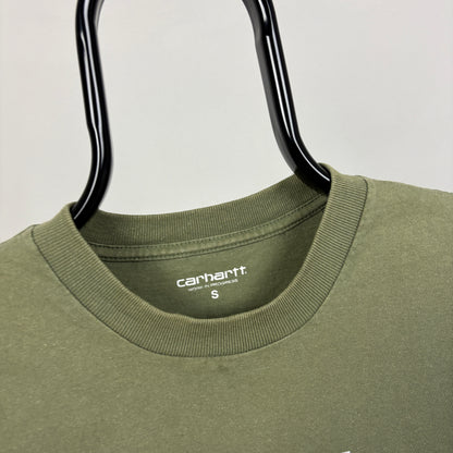 00s Carhartt Leaf T-Shirt Green Small