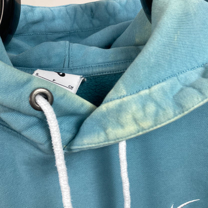 00s Nike Heavyweight Hoodie Blue Small
