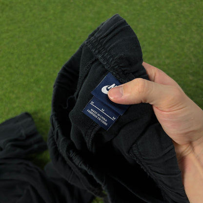 00s Nike Wide Leg Cotton Joggers Black Medium