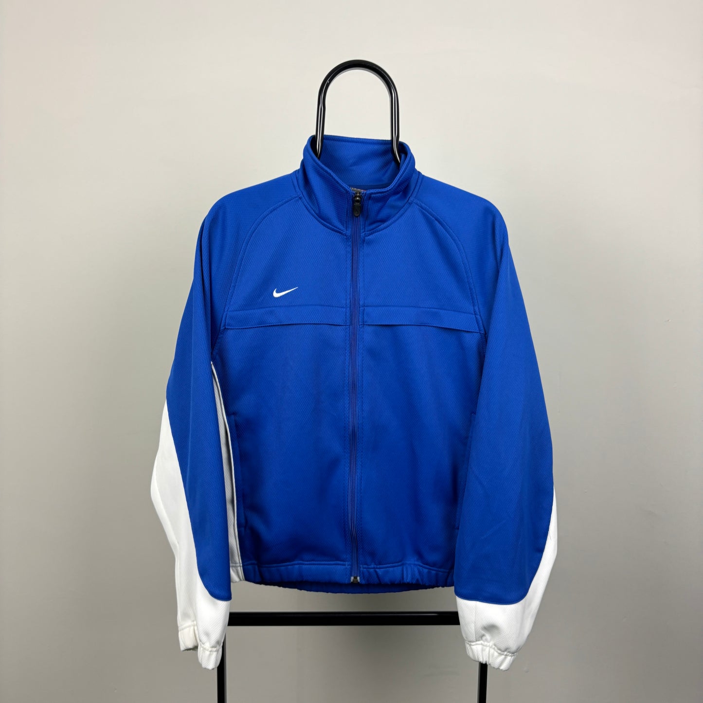 90s Nike Windbreaker Jacket Blue Small