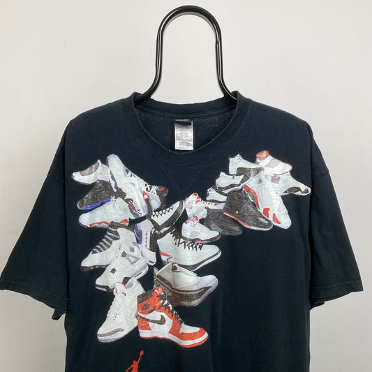 90s Nike Jordan T-Shirt Black XL
