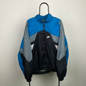 90s Nike Windbreaker Jacket Black XXL