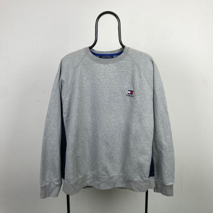 Retro Tommy Hilfiger Sweatshirt Grey XL