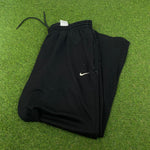 90s Nike Zip Pocket Joggers Black XXL