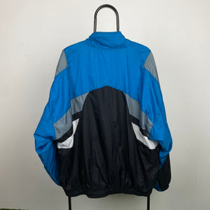 90s Nike Windbreaker Jacket Black XXL