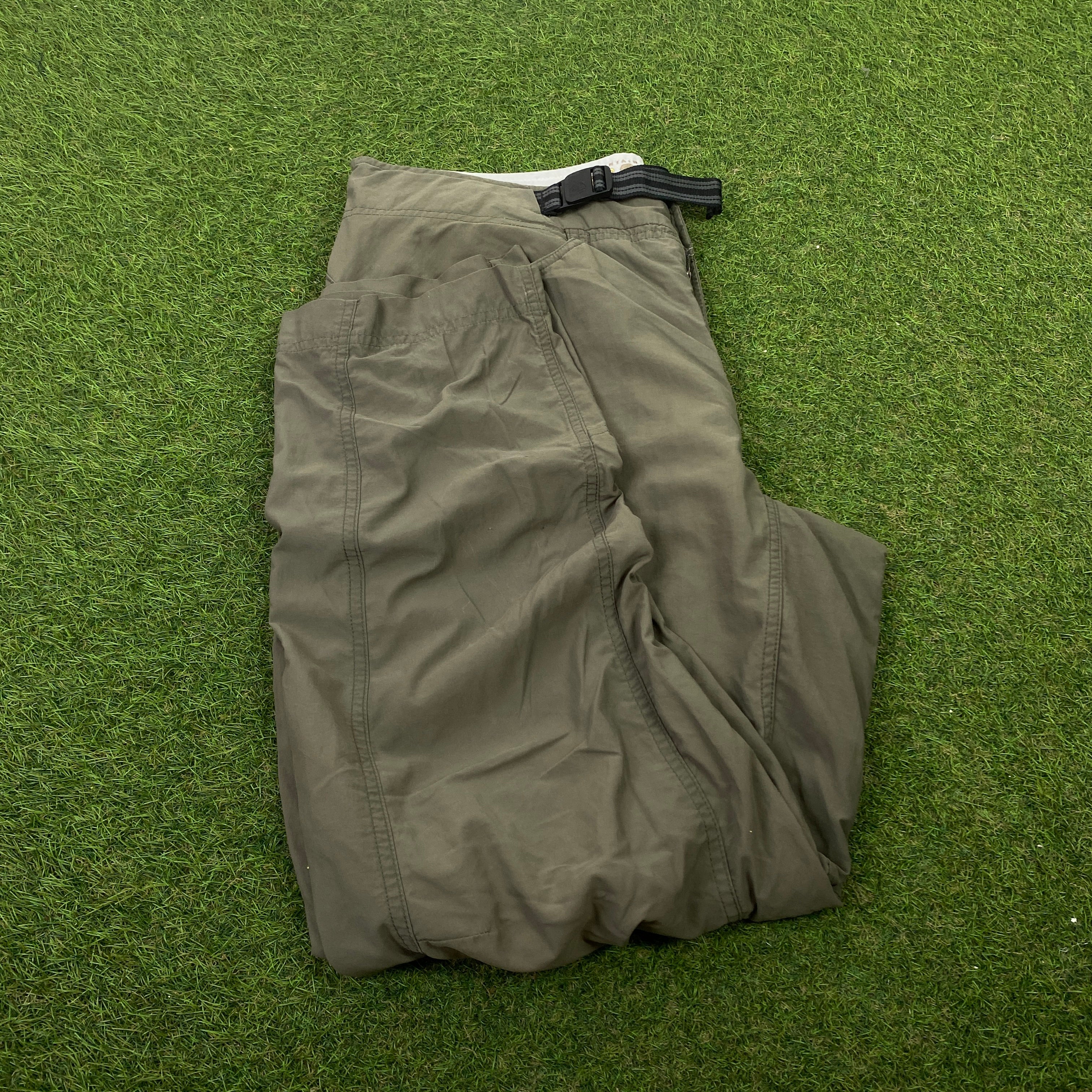 Retro Mountain Hardwear Trousers Joggers Green Large