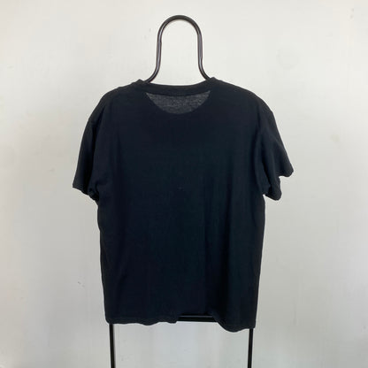 Retro Wolf T-Shirt Black Medium