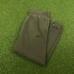 00s Nike Cotton Wide Leg Joggers Green Small