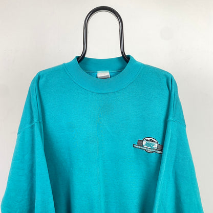 90s Nike Sweatshirt Green XL