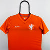 00s Nike Netherlands Football Shirt T-Shirt Orange XS