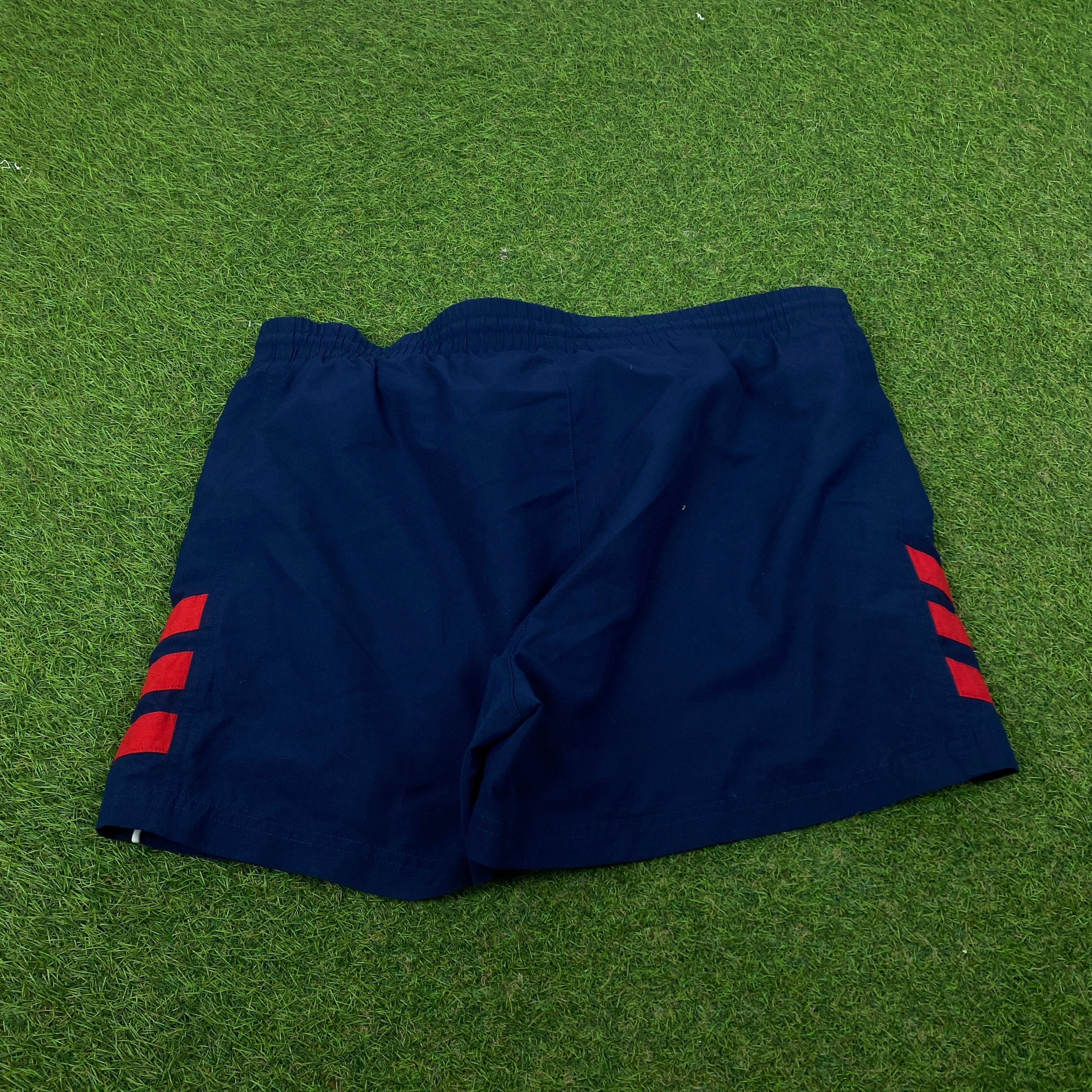 90s Adidas Shorts Blue Large