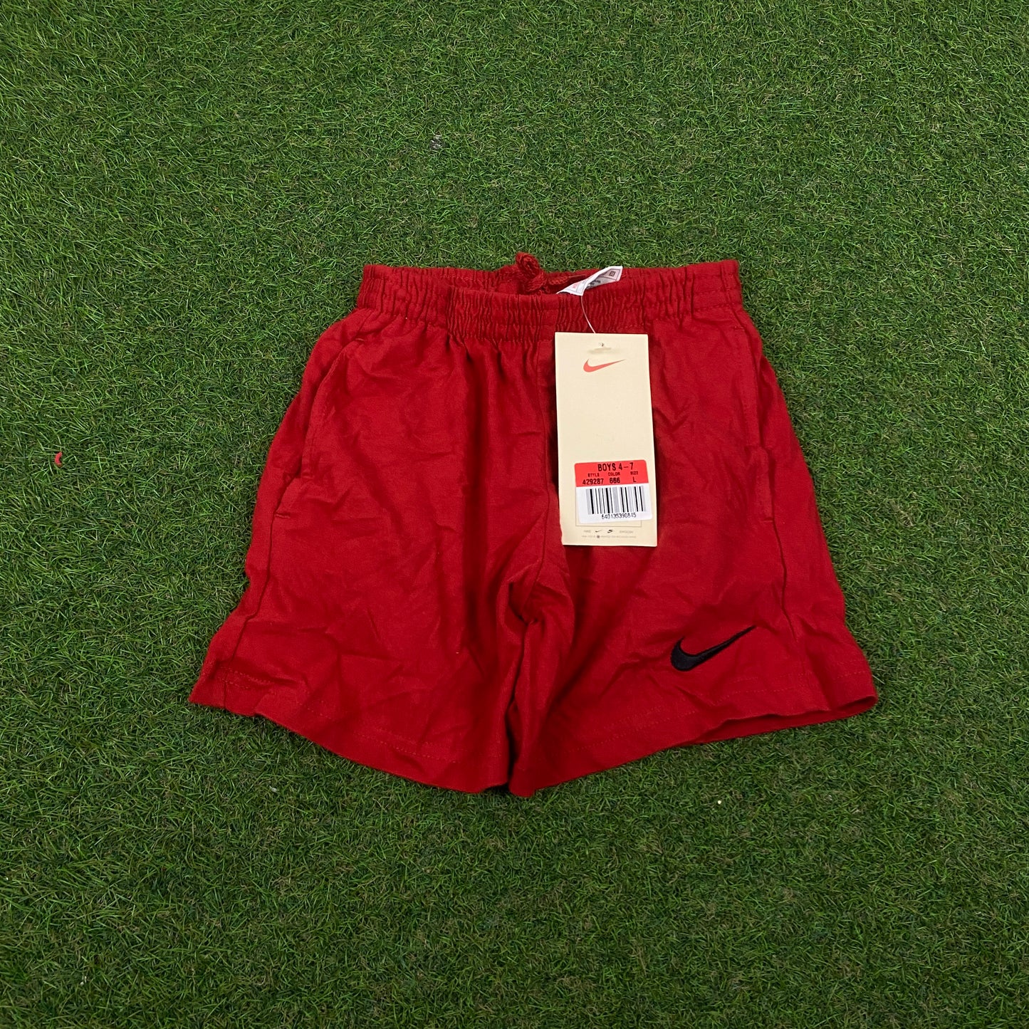 00s Nike Cotton Shorts Red XXS