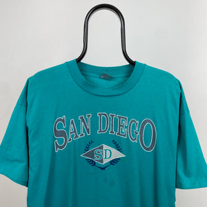Retro San Diego T-Shirt Green XL