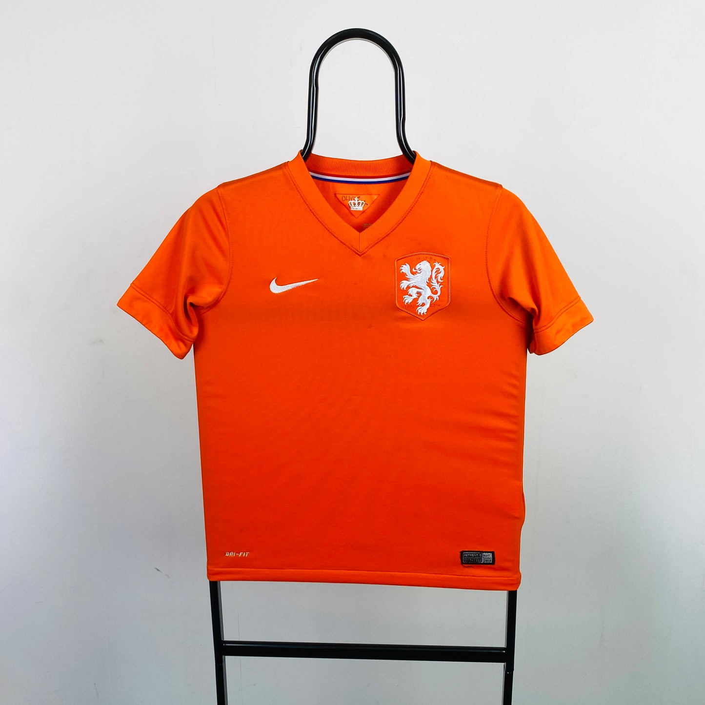 00s Nike Netherlands Football Shirt T-Shirt Orange XS