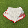 90s Adidas Nylon Sprinter Shorts White Medium