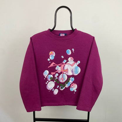 Retro Pink Panther Sweatshirt Pink XS