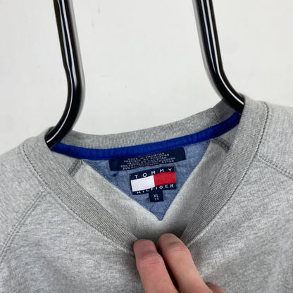 Retro Tommy Hilfiger Sweatshirt Grey XL