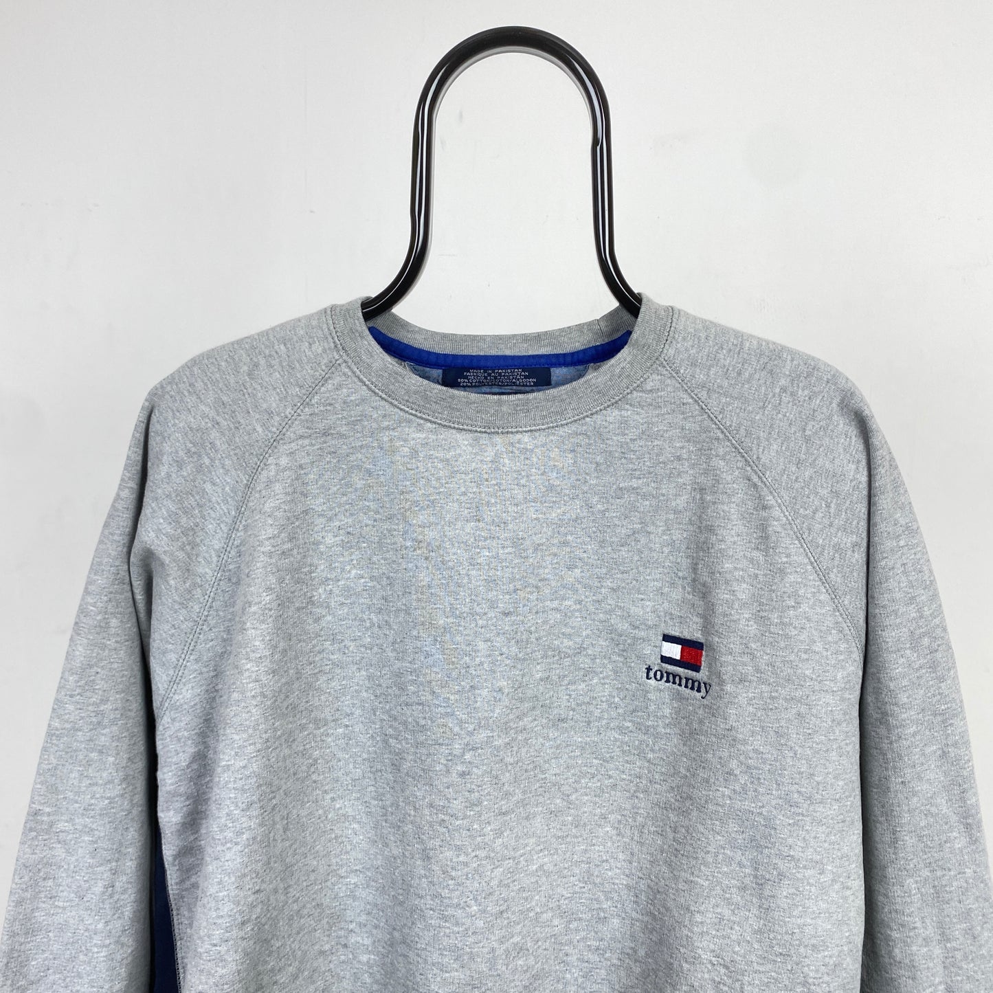 Retro Tommy Hilfiger Sweatshirt Grey XL