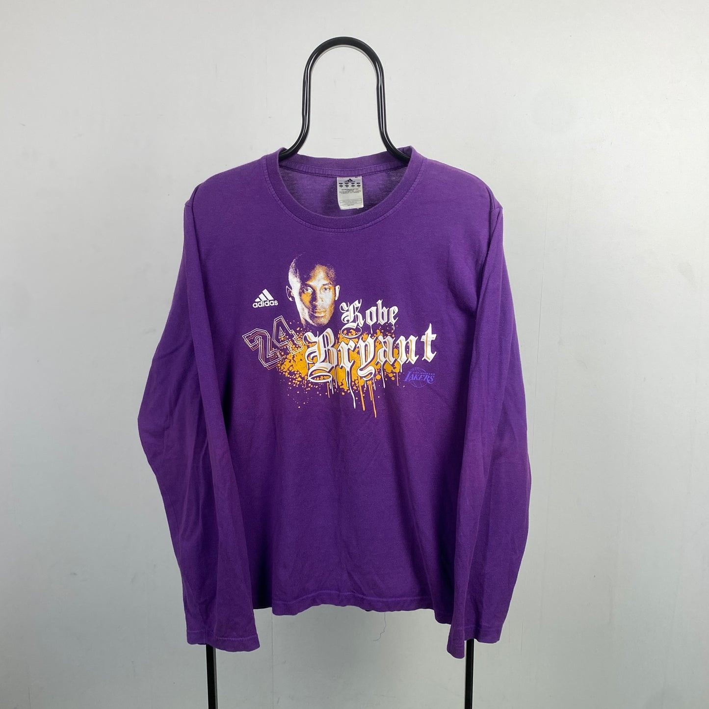 00s Adidas Lakers Kobe Bryant T-Shirt Purple Medium