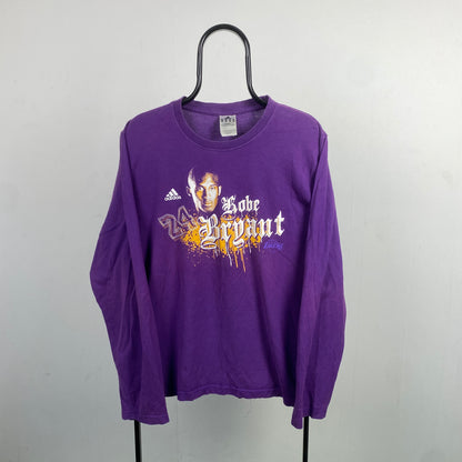 00s Adidas Lakers Kobe Bryant T-Shirt Purple Medium