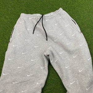 00s Nike NRG Cotton Joggers Grey Small