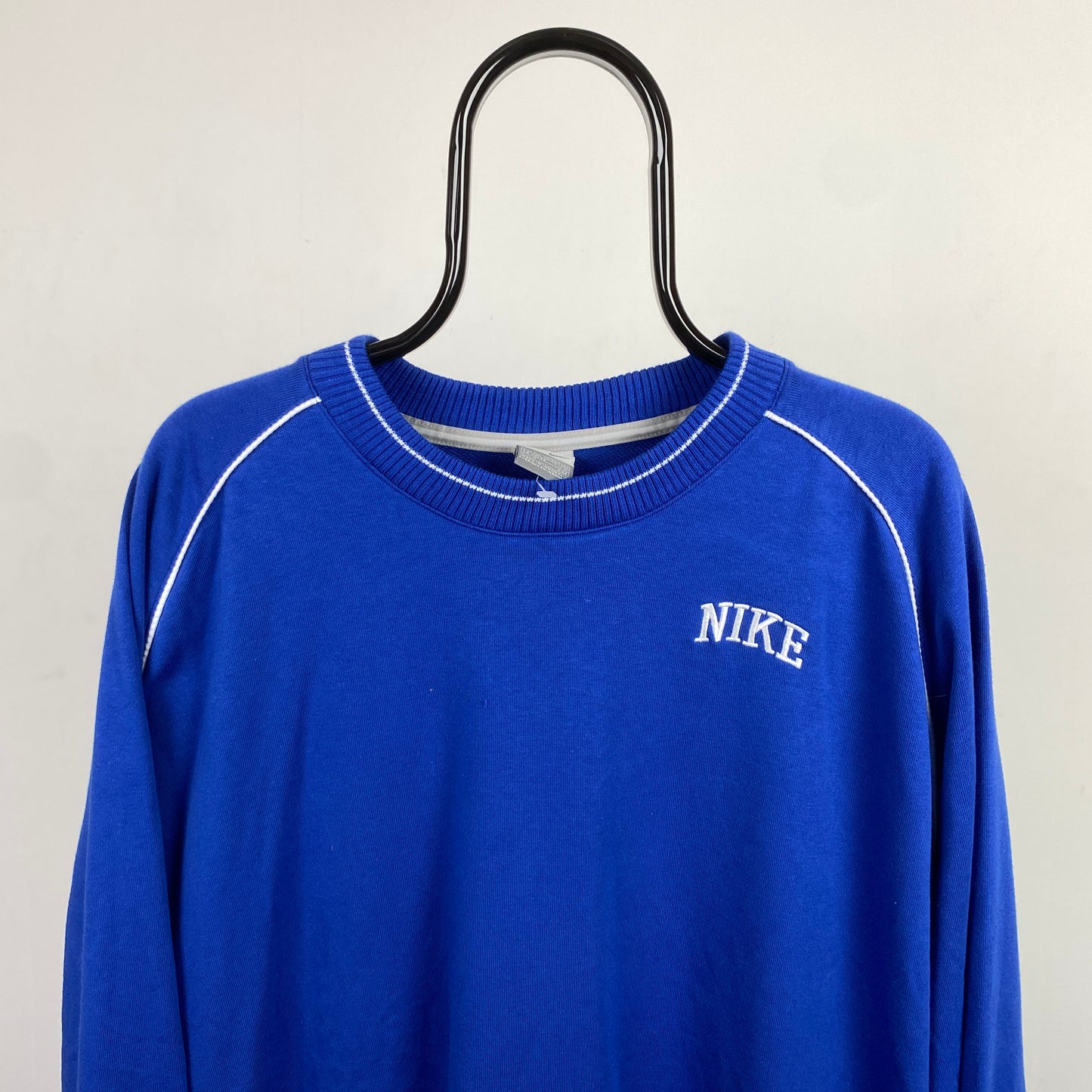 00s Nike Heavyweight Sweatshirt Blue XXL