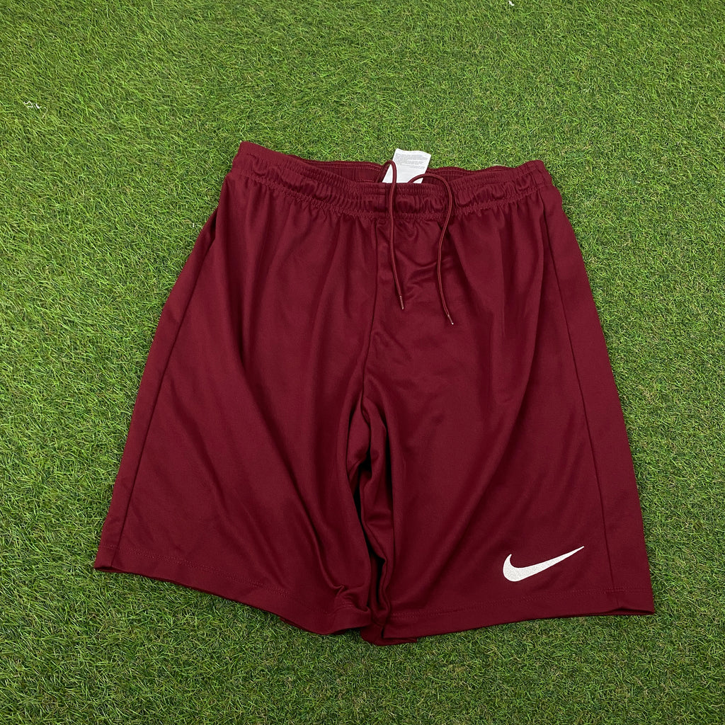 00s Nike Football Shorts Red Large